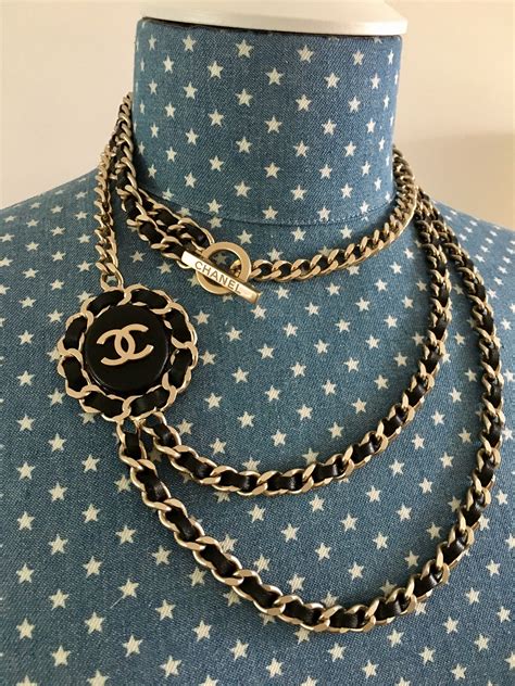 chanel inspired necklace choker|chanel necklace online shop.